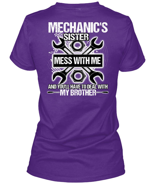 Mechanic's Sister T Shirt, My Brother T Shirt