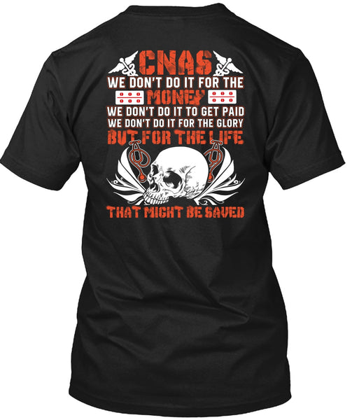 A black t-shirt with the shopify logo