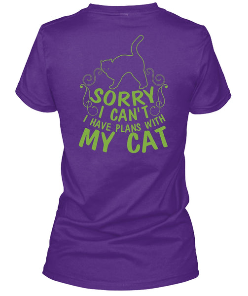 I Have Plans With My Cat T Shirt, I Love Cat T Shirt