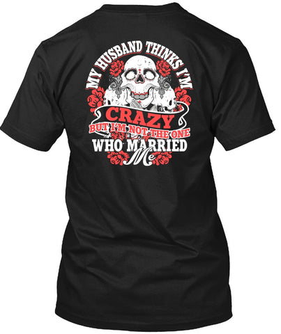 A black t-shirt with the shopify logo