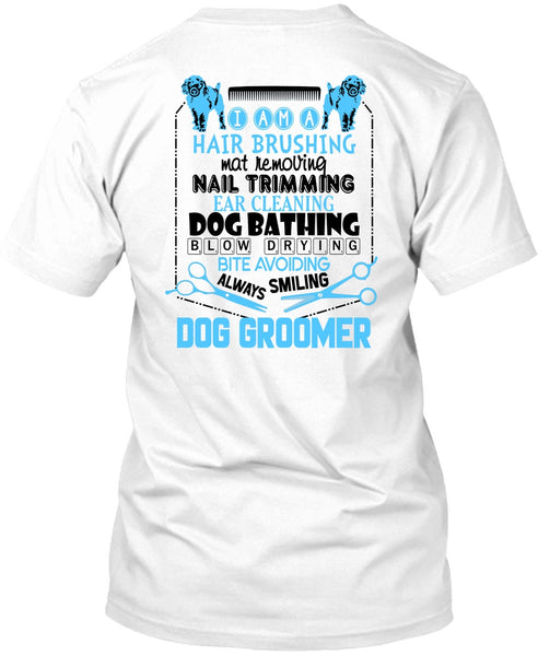 A black t-shirt with the shopify logo