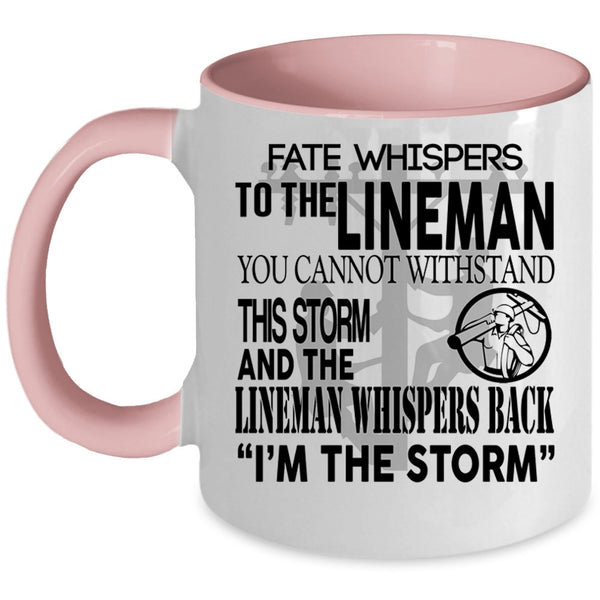 Best Gift For Lineman Coffee Mug, Cool Linemen Accent Mug