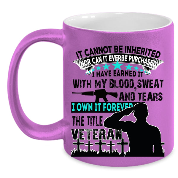 Awesome Gift For Veteran Coffee Mug, Veteran Accent Mug