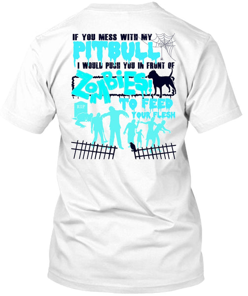 A black t-shirt with the shopify logo