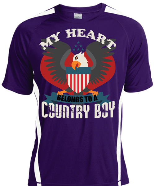 My Heart Belongs To A Country Boy T Shirt, Being A Veteran T Shirt, Cool Shirt