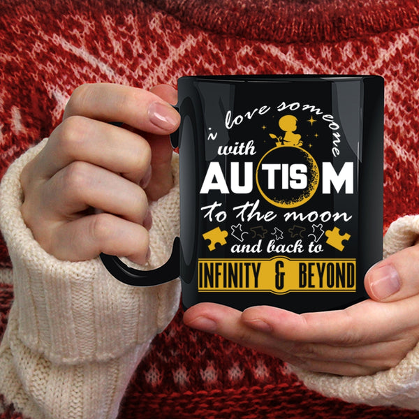 I Love Someone With Autism Coffee Mug, Cute Autism Mom Coffee Cup