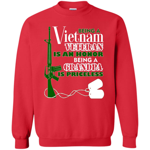 Being A Grandpa Is Princess T Shirt, Vietnam Veteran Grandpa Sweatshirt