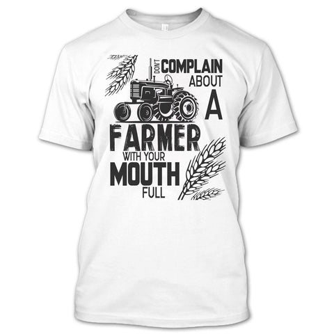 A black t-shirt with the shopify logo