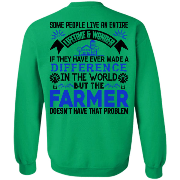 Being A Farmer T Shirt, Farmer Doesn't Have That Problem Sweatshirt