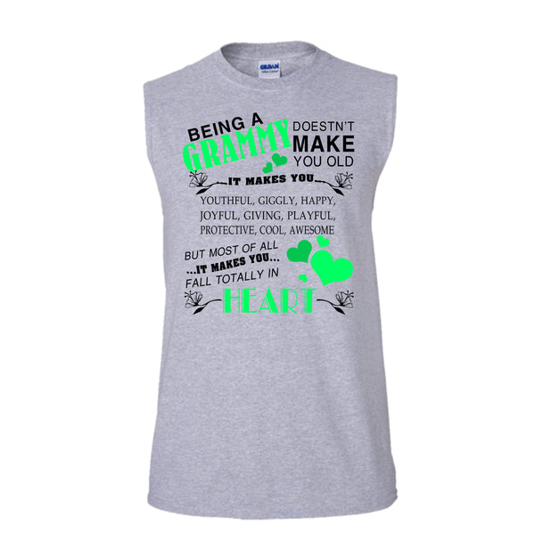 Being A Grammy T Shirt, Gift For Grammy T Shirt, Awesome t-shirts (Men's Cotton Sleeveless)