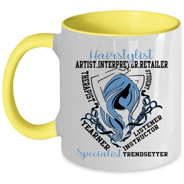 Funny Gift For Hairstylist Coffee Mug, Hairstylist Accent Mug