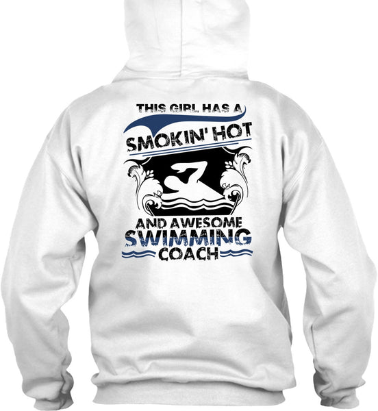 Awesome Swimming Coach T Shirt, I Love Swimming T Shirt