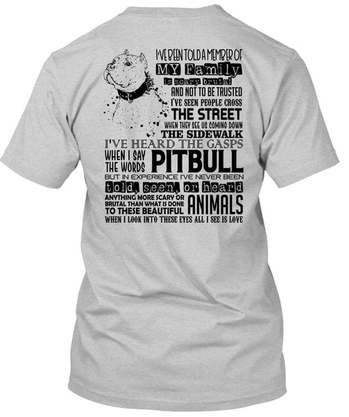 I Say The Words Pit Bull T Shirt, I Love My Dog T Shirt