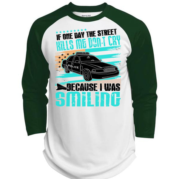 Kills Me Don't Cry T Shirt, I Love Police T Shirt, Awesome T-Shirts  (Polyester Game Baseball Jersey)