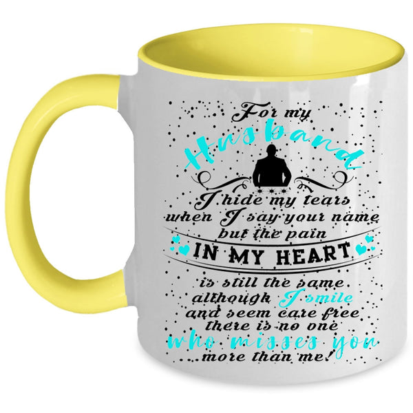 Cute Gift For My Wife Coffee Mug, For My Husband Accent Mug