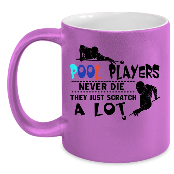 Billiard Coffee Mug, Pool Players Accent Mug