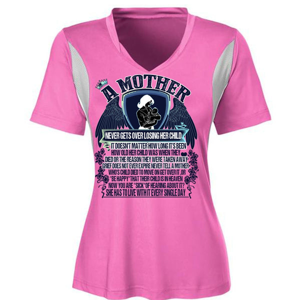 A Mother Never Gets Over Losing Her Child T Shirt, I Love Mom T Shirt, Awesome T-Shirts