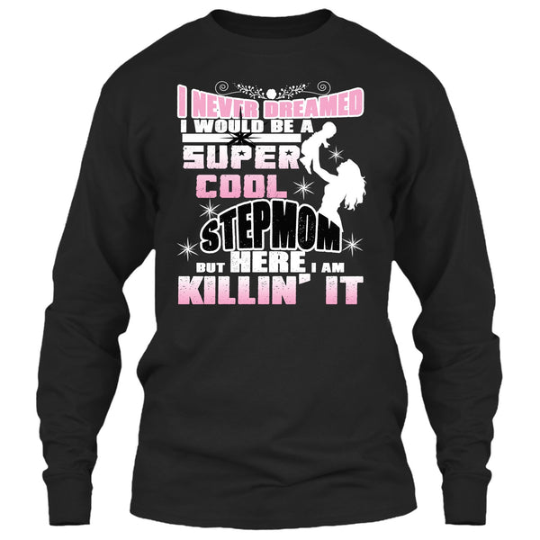 A black t-shirt with the shopify logo