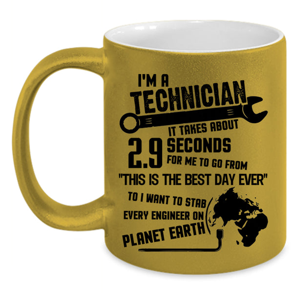 Awesome Technician Coffee Mug, I'm A Technician Accent Mug