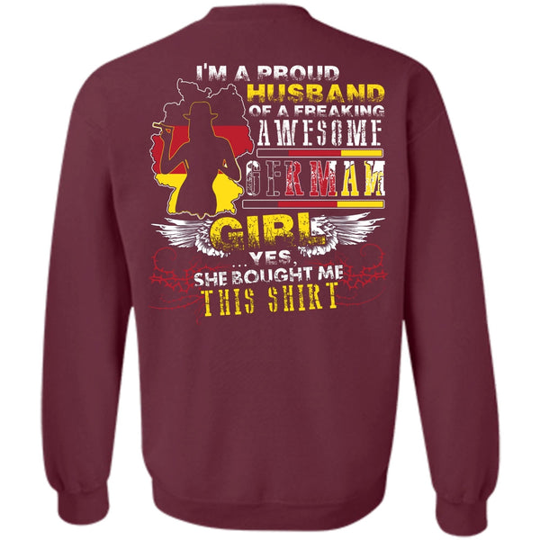 German Girl T Shirt, I Love Husband Sweatshirt