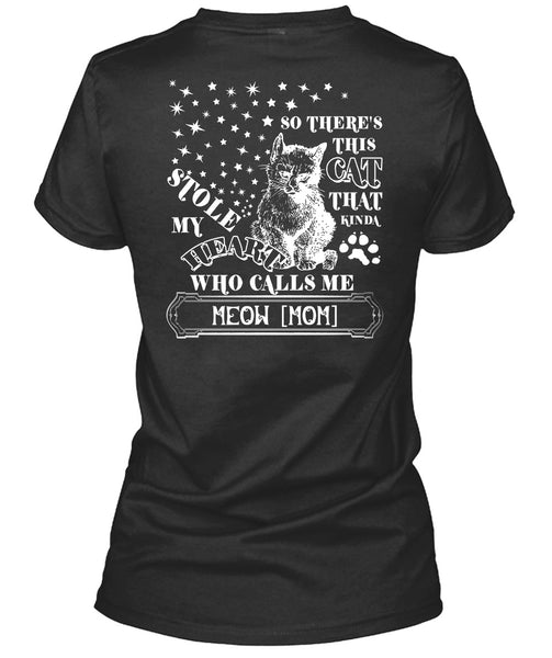 This Cat That Kinda Stole My Heart T Shirt, I Love Cats T Shirt