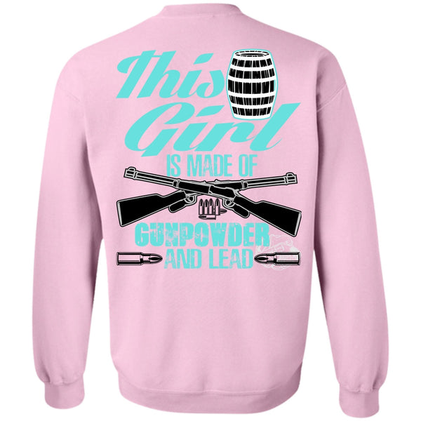 I Love Veteran T Shirt, This Girl Is Made Of Gunpowder Sweatshirt