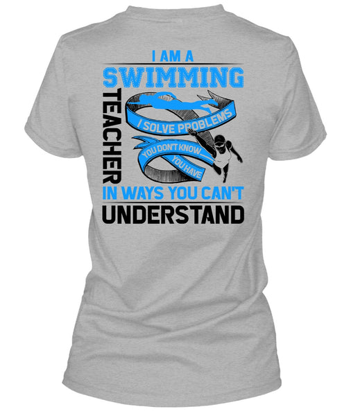 I Am A Swimming Teacher T Shirt, Being A Swimming T Shirt