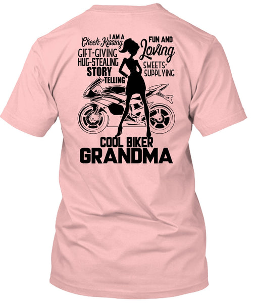 Cool Biker Grandma T Shirt, I Love Biking T Shirt