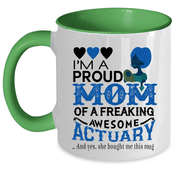 My Family Coffee Mug, Dad Of The Mom Of The Twins Accent Mug