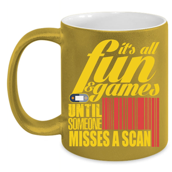 It's All Fun And Games Coffee Mug, I Love Games Coffee Cup