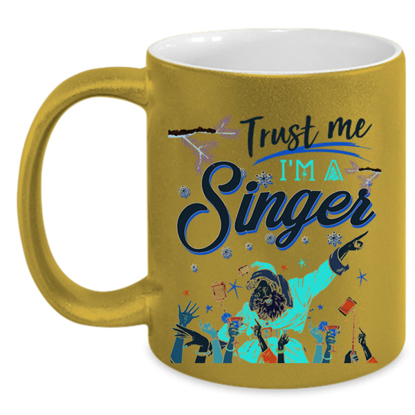 Cute Christmas Gift For Singer Coffee Mug, I'm A Singer Accent Mug
