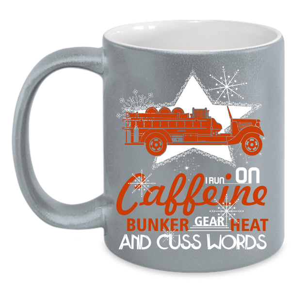 Cute Firefighter Coffee Mug, Christmas Gift For Fireman Coffee Cup