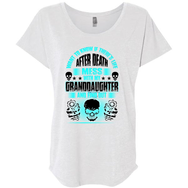 Mess With My Granddaughter T Shirt, I Love Grandkids T Shirt, Awesome T-Shirts
