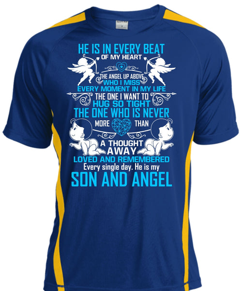 Beat Of My Heart T Shirt, Son And Angel T Shirt, Cool Shirt