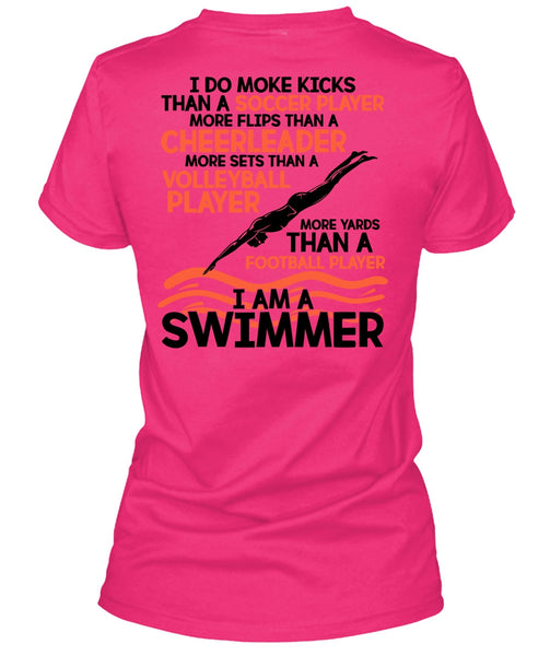 I Am A Swimmer T Shirt, I Love Swimming T Shirt