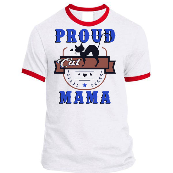Proud Cat Mama T Shirt, Being A Mother T Shirt, Awesome T-Shirts