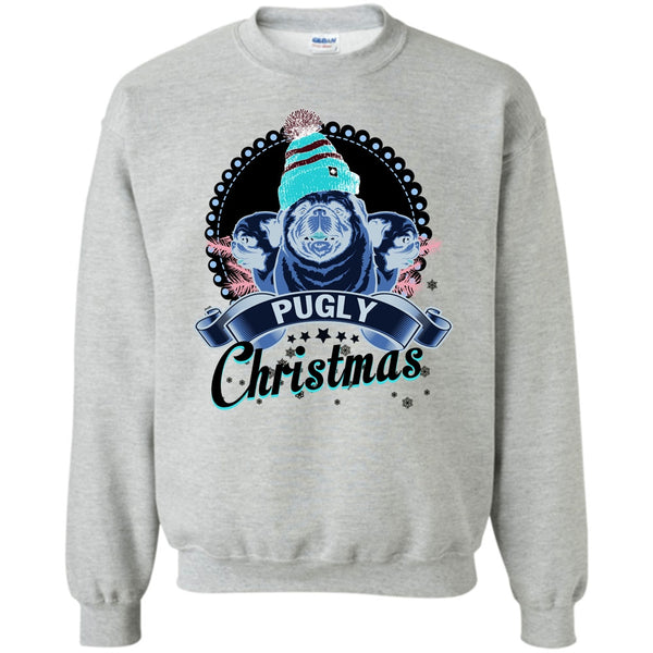 Coolest Merry Christmas T Shirt, Pugly Christmas Sweatshirt