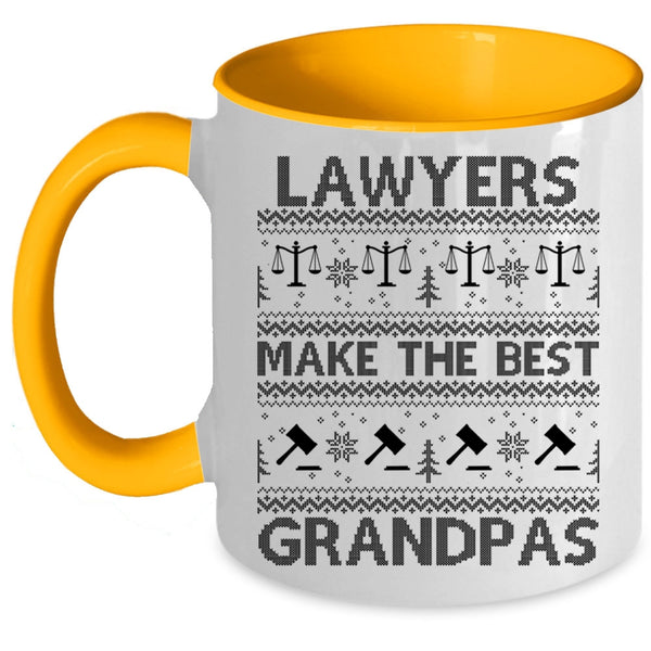 Christmas For Lawyer Coffee Mug, Lawyers Make The Best Grandpas Accent Mug