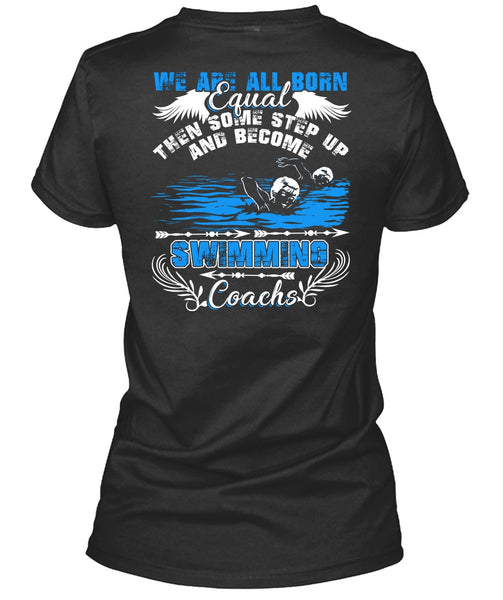 Become Swimming Coach T Shirt, I Love Swimming T Shirt
