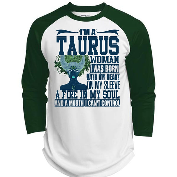 I'm A Taurus Woman T Shirt, I Love Taurus T Shirt, Awesome T-Shirts  (Polyester Game Baseball Jersey)