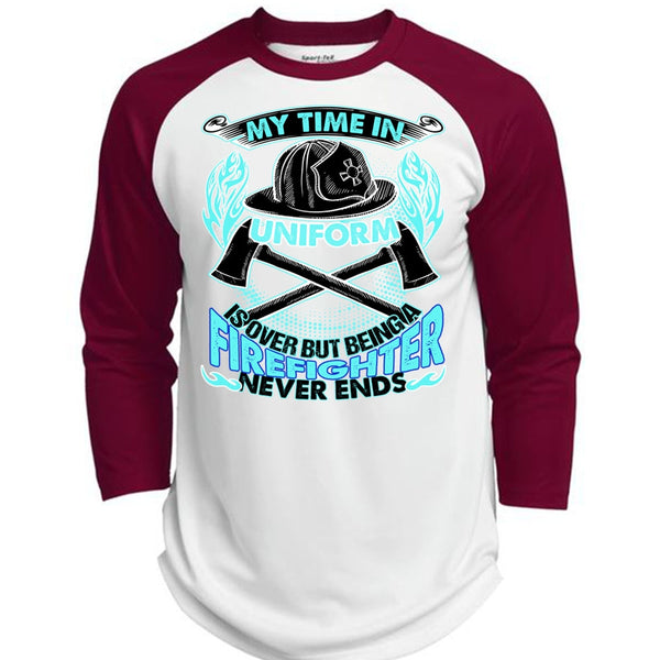 Being A Firefighter T Shirt, Like Mechanic T Shirt, Awesome T-Shirts  (Polyester Game Baseball Jersey)