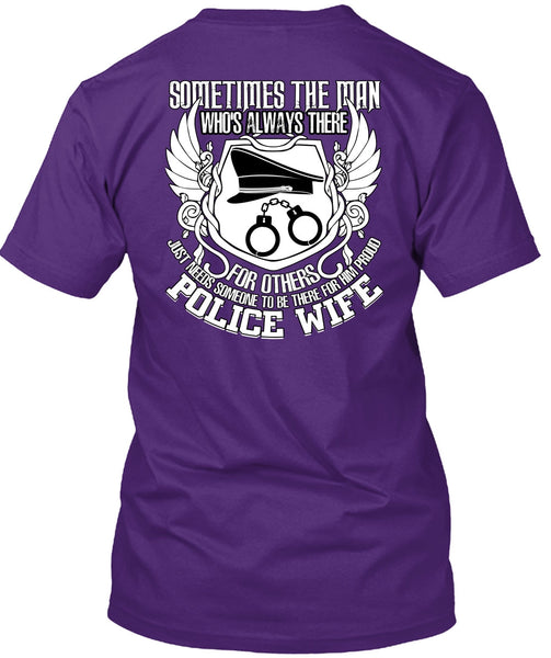 Proud Police Wife T Shirt, Being A Police T Shirt