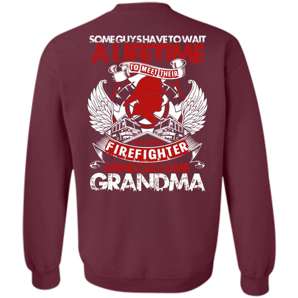 Calls Me Grandma T Shirt, I Love Firefighter Sweatshirt