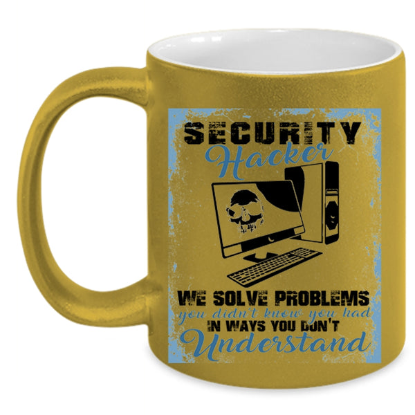 Cool Gift For Hackers Coffee Mug, Security Hackers Accent Mug
