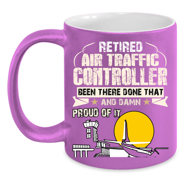 Retired Air Traffic Controller Coffee Mug, Cool Retirement Coffee Cup