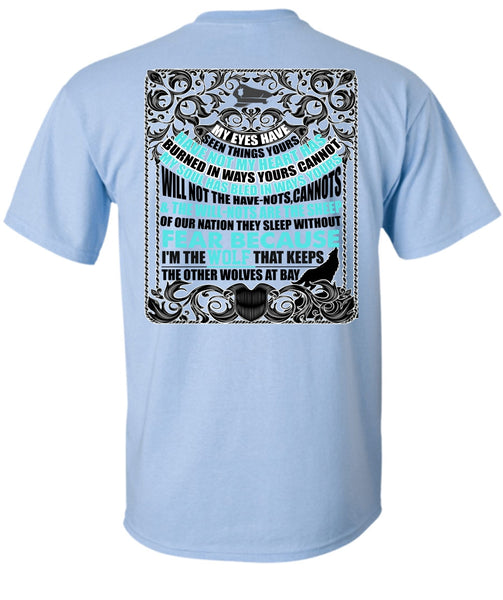 I'm The Wolf T Shirt, I Love Police T Shirt