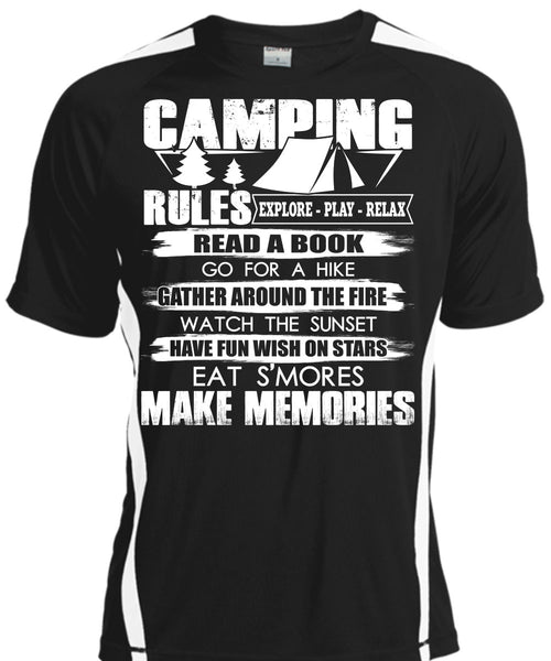 A black t-shirt with the shopify logo