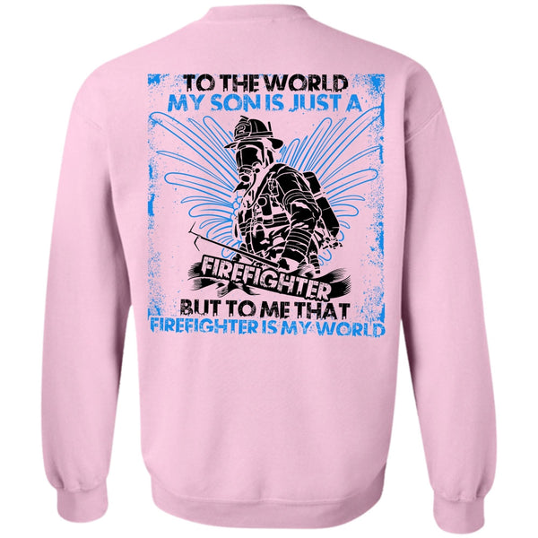 I Love Firefighter T Shirt, I'm Just A Girl Who Fell In Love Sweatshirt