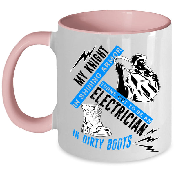Cute Electrician Coffee Mug, To Be An Electrician Accent Mug