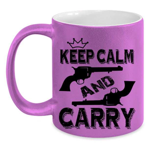 Cool Coffee Mug, Keep Calm And Carry Accent Mug